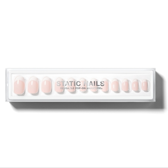 Static Nails Other - Static’s Reusable Pop-On Manicures - French 75 Round